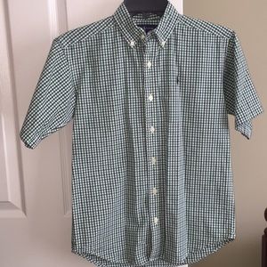 Ralph Lauren boy button down shortsleeve size S